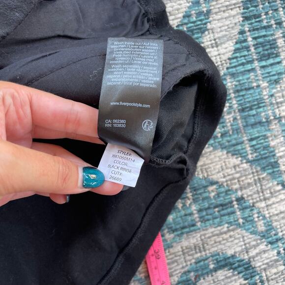 Liverpool Los Angeles Black‎ Quilted Moto Jacket - Size S - Picture 4 of 9